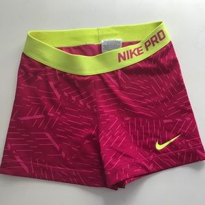 Size S Pink Nike Pro Spandex